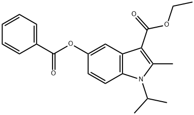 ETHYL 5-(BENZOYLOXY)-1-ISOPROPYL-2-METHYL-1H-INDOLE-3-CARBOXYLATE