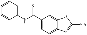 2-AMINO-BENZOTHIAZOLE-6-CARBOXYLIC ACID PHENYLAMIDE