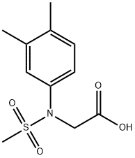 2-[(3,4-dimethylphenyl)-mesyl-amino]acetic acid