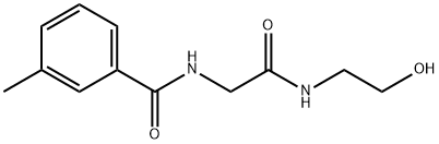 N-(2-[(2-HYDROXYETHYL)AMINO]-2-OXOETHYL)-3-METHYLBENZENECARBOXAMIDE