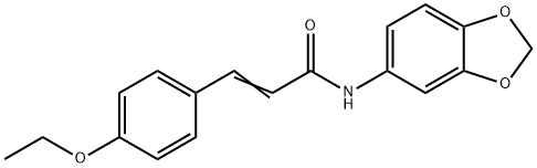 N-(1,3-BENZODIOXOL-5-YL)-3-(4-ETHOXYPHENYL)ACRYLAMIDE