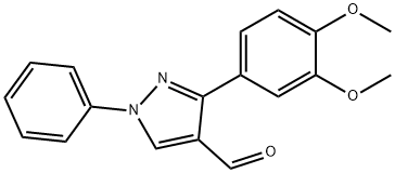 3-(3,4-DIMETHOXY-PHENYL)-1-PHENYL-1H-PYRAZOLE-4-CARBALDEHYDE
