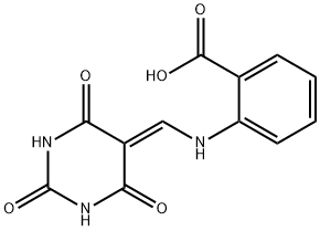 2-(((2,4,6-TRIOXO-3,5-DIAZAPERHYDROINYLIDENE)METHYL)AMINO)BENZOIC ACID