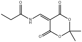 N-[(2,2-DIMETHYL-4,6-DIOXO-1,3-DIOXAN-5-YLIDEN)METHYL]PROPANAMIDE