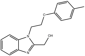 [1-[2-(4-methylphenoxy)ethyl]-2-benzimidazolyl]methanol