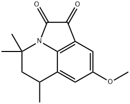 4H-Pyrrolo[3,2,1-ij]quinoline-1,2-dione, 5,6-dihydro-8-methoxy-4,4,6-trimethyl-