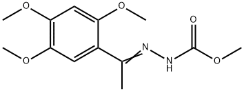 Hydrazinecarboxylic acid, 2-[1-(2,4,5-trimethoxyphenyl)ethylidene]-, methyl ester