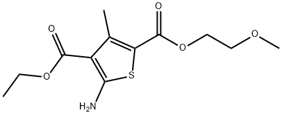 4-ETHYL 2-(2-METHOXYETHYL) 5-AMINO-3-METHYLTHIOPHENE-2,4-DICARBOXYLATE