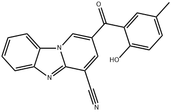 2-(2-HYDROXY-5-METHYLBENZOYL)PYRIDO[1,2-A][1,3]BENZIMIDAZOLE-4-CARBONITRILE