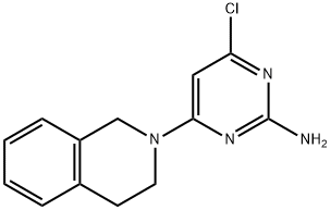 4-CHLORO-6-[3,4-DIHYDRO-2(1H)-ISOQUINOLINYL]-2-PYRIMIDINAMINE