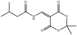 N-[(2,2-DIMETHYL-4,6-DIOXO-1,3-DIOXAN-5-YLIDEN)METHYL]-3-METHYLBUTANAMIDE