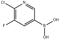 6-chloro-5-fluoropyridin-3-yl-3-boronic acid