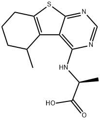 Alanine, N-(5,6,7,8-tetrahydro-5-methyl[1]benzothieno[2,3-d]pyrimidin-4-yl)-