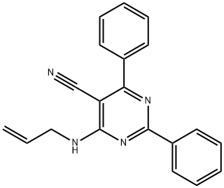 4-(ALLYLAMINO)-2,6-DIPHENYL-5-PYRIMIDINECARBONITRILE