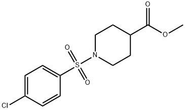 methyl 1-(4-chlorophenyl)sulfonylpiperidine-4-carboxylate