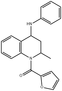 呋喃-2-基-(2-甲基-4-苯基氨基-3,4-二氢-2H-喹啉-1-基)-甲酮