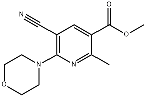 3-PYRIDINECARBOXYLIC ACID, 5-CYANO-2-METHYL-6-(4-MORPHOLINYL)-, METHYL ESTER