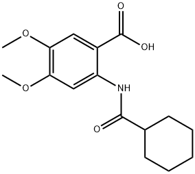 2-cyclohexaneamido-4,5-dimethoxybenzoic acid