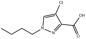1H-Pyrazole-3-carboxylic acid, 1-butyl-4-chloro-