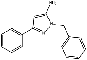 1H-Pyrazol-5-amine, 3-phenyl-1-(phenylmethyl)-