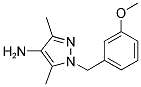 1-(3-METHOXYBENZYL)-3,5-DIMETHYL-1H-PYRAZOL-4-AMINE