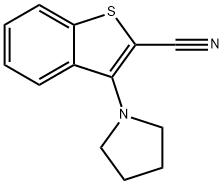 3-(1-PYRROLIDINYL)-1-BENZOTHIOPHENE-2-CARBONITRILE