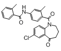 N-(4-(7-氯-5-氧代-2,3,4,5-四氢-1H-苯并[b]氮杂-1-羰基)-3-甲基苯基)-2-甲基苯甲酰胺