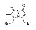 3,5-Bis(broMoMethyl)-2,6-diMethyl-1H,7H-pyrazolo[1,2-a]pyrazole-1,7-dione