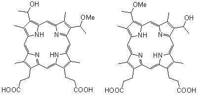 21H,23H-Porphine-2,18-dipropanoic acid, 8-(1-hydroxyethyl)-13-(1-methoxyethyl)-3,7,12,17-tetramethyl-