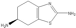 (+)-(6R)-2,6-DIAMINO-4,5,6,7-TETRAHYDROBENZOTHIAZOLE