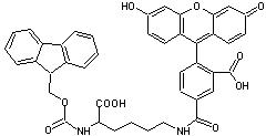 N-ALPHA-FMOC-N-EPSILON-(5-CARBOXYFLUORESCEIN)-L-LYSINE