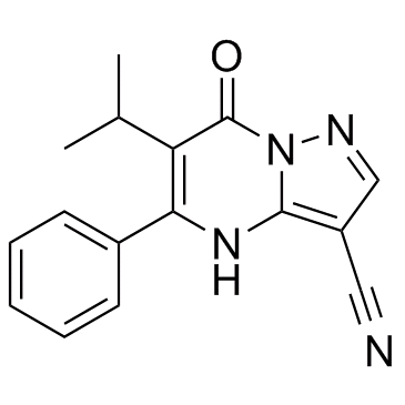 6-Isopropyl-7-oxo-5-phenyl-4,7-dihydropyrazolo[1,5-a]pyrimidine-3-carbonitrile