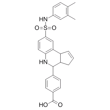 Benzoic acid, 4-[8-[[(3,4-dimethylphenyl)amino]sulfonyl]-3a,4,5,9b-tetrahydro-3H-cyclopenta[c]quinolin-4-yl]-