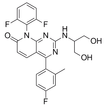 Pyrido[2,3-d]pyrimidin-7(8H)-one, 8-(2,6-difluorophenyl)-4-(4-fluoro-2-methylphenyl)-2-[[2-hydroxy-1-(hydroxymethyl)ethyl]amino]-