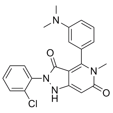 2-(2-Chlorophenyl)-4-(3-(diMethylaMino)phenyl)-5-Methyl-1H-pyrazolo[4,3-c]pyridine-3,6(2H,5H)-dione
