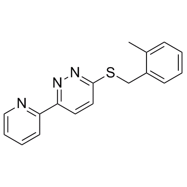 3-((2-methylbenzyl)thio)-6-(pyridin-2-yl)pyridazine