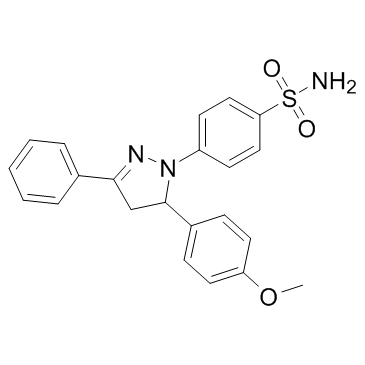 4-[3-(4-Methoxyphenyl)-5-phenyl-3,4-dihydropyrazol-2-yl]benzenesulfonamide