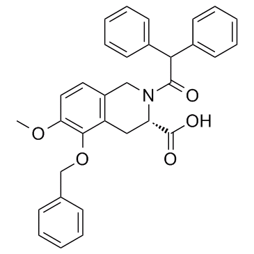 (S)-5-(苄氧基)-2-(2,2-二苯乙酰基)-6-甲氧基-1,2,3,4-四氢异喹啉-3-羧酸