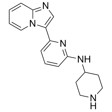 6-Imidazo[1,2-a]pyridin-3-yl-N-4-piperidinyl-2-pyridinamine