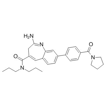 2-氨基-N,N-二丙基-8-(4-(吡咯烷-1-羰基)苯基)-3H-苯并[B]氮杂-4-甲酰胺