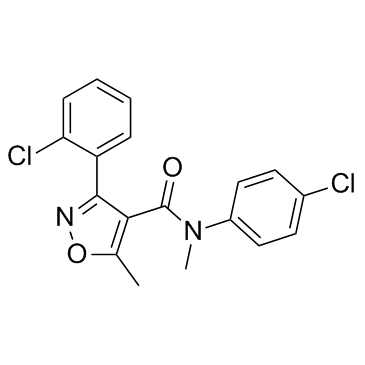 3-(2-CHLOROPHENYL)-N-(4-CHLOROPHENYL)-N,5-DIMETHYLISOXAZOLE-4-CARBOXAMIDE