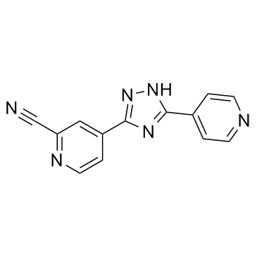 4-[5-(pyridin-4-yl)-4H-1,2,4-triazol-3-yl]pyridine-2-carbonitrile