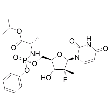 isopropyl ((R)-(((2R,3R,4R,5R)-5-(2,4-dioxo-3,4-dihydropyrimidin-1(2H)-yl)-4-fluoro-3-hydroxy-4-methyltetrahydrofuran-2-yl)methoxy)(phenoxy)phosphoryl)-Lalaninate
