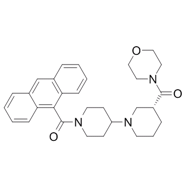 [(3R)-1-[1-(anthracene-9-carbonyl)piperidin-4-yl]piperidin-3-yl]-morpholin-4-ylmethanone