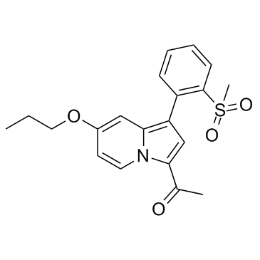 1-[1-[2-(Methylsulfonyl)phenyl]-7-propoxy-3-indolizinyl]ethanone