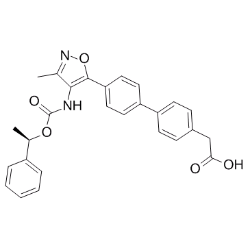 2-[4-[4-[3-methyl-4-[[(1r)-1-phenylethoxy]carbonylamino]-1,2-oxazol-5-yl]phenyl]phenyl]acetic Acid