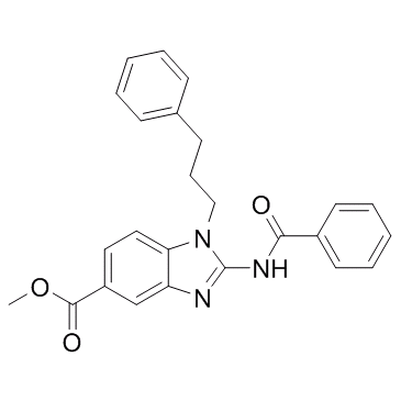Methyl 2-benzamido-1-(3-phenylpropyl)benzimidazole-5-carboxylate