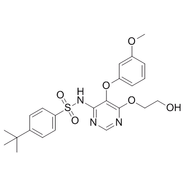 Benzenesulfonamide,4-(1,1-dimethylethyl)-N-[6-(2-hydroxyethoxy)-5-(3-methoxyphenoxy)-4-pyrimidinyl]-