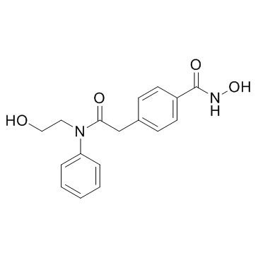 4-[(hydroxyamino)carbonyl]-N-(2-hydroxyethyl)-N-phenyl- benzeneacetamide                                      HPOB