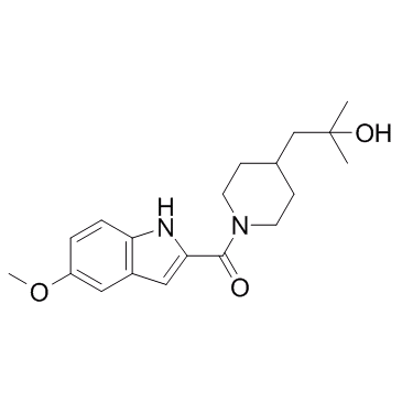 1-[1-[(5-Methoxy-1H-indol-2-yl)carbonyl]piperidin-4-yl]-2-methylpropan-2-ol